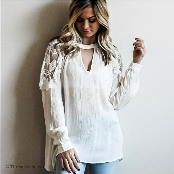 🆕Lace Detailed Blouse - Picture 6 of 8